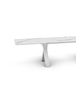 Stoly Carson jedálenský stôl biely 180-240 cm