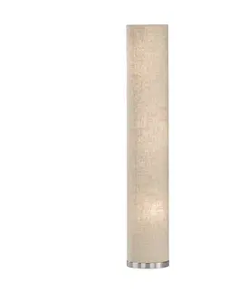 Stojacie lampy FISCHER & HONSEL Stojacia lampa Thor, výška 110 cm, piesková/nikel