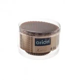 Formy na pečenie Orion Formička silikón košíček muffiny 6 ks hnedá