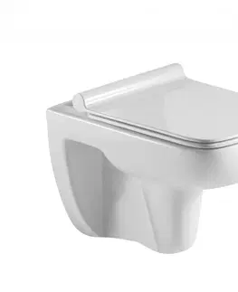 Záchody HOPA - Závesné WC ADATTO RIMLESS - bez sedátka OLKLT2005EBS