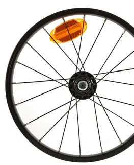 bicykle Zadné koleso na detský 16" palcový bicykel s voľnobežkou 11 zubov čierne