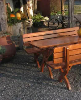 Záhradné stoly ArtRoja Záhradný stôl STRONG | masív 160 cm