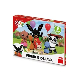 Hračky spoločenské hry pre deti DINO - Bing Detská Hra