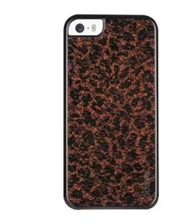 Puzdrá na mobilné telefóny Odoyo kryt Glamour pre iPhone SE/5S/5, flash'in leopard PH382LD