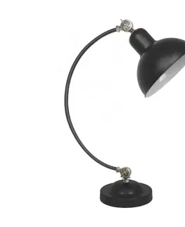 Lampy  Stolná lampa OLD 1xE27/40W/230V čierna 