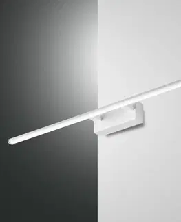 Osvetlenie obrazov Fabas Luce LED nástenná lampa Nala, biela, Š 75 cm