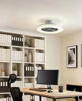 Stropné ventilátory so svetlom Starluna Starluna Ordanio stropný LED ventilátor so svetlom