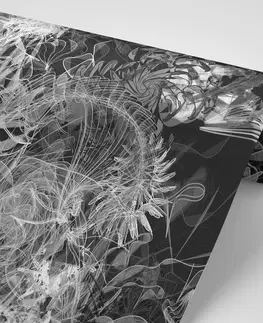 Samolepiace tapety Samolepiaca tapeta čiernobiele abstraktné umenie