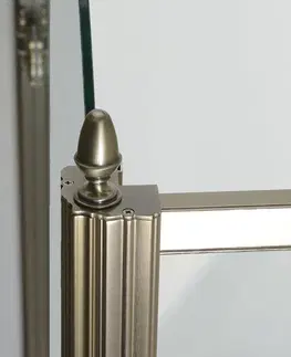 Sprchové dvere GELCO - ANTIQUE štvorcová sprchová zástena 900x900 mm, L varianta GQ1290LCGQ5690C