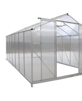 Záhradné skleníky Záhradný skleník, polykarbonát, 252x496x195 cm, KACEN TYP 7