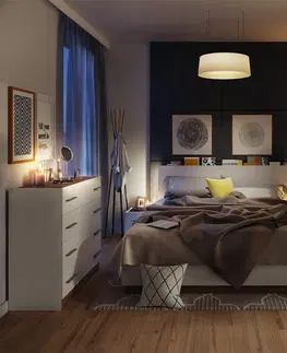 Manželské postele DEREK manželská posteľ s ÚP a LED svetlami DT-02
