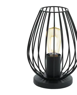 Lampy Eglo Eglo 49481 - Stolná lampa NEWTOWN 1xE27/60W/230V 