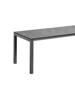 Stoly Cubic HPL rozťahovací stôl antracit 150-210 cm
