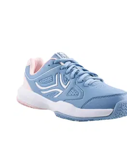 detské tenisky Detská tenisová obuv TS530 šnurovacia modro-ružová