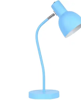 Lampy  Stolná lampa MIMI 1xE27/10W/230V modrá 