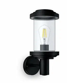 Záhradné lampy Philips Listra vonkajšie nástenné svietidlo E27 max. 25 W bez zdroja, čierna