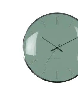 Hodiny Nástenné hodiny Karlsson Dragonfly, Dome glass KA5623GR, 40cm