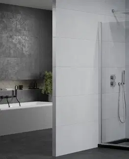 Vane MEXEN/S - Pretória sprchovací kút 70x80, transparent, chróm + sprchová vanička vrátane sifónu 852-070-080-01-00-4070
