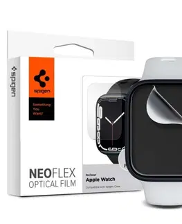 Príslušenstvo k wearables Ochranná fólia Spigen Film Neo Flex pre Apple Watch 7, 45 mm, 3 kusy