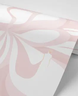 Samolepiace tapety Samolepiaca tapeta ženská abstrakcia v ružovom