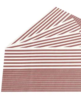 Prestieranie Prestieranie Stripe hnedá, 30 x 45 cm, sada 4 ks