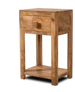 Odkladacie stolíky Odkladací stolík Hina 50x80x35 z mangového dreva