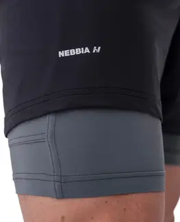 Pánske kraťasy a šortky Pánske šortky Nebbia 318 blue - XL