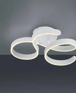 Stropné svietidlá Trio Lighting Stropné LED svietidlo Francis, biele matné