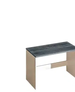Kancelárske, písacie a PC stoly Dolmar Písací stôl ALAN 09 Farba: Biela/orech