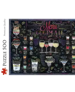 Hračky puzzle TREFL -  Puzzle 500 - Cocktail Menu