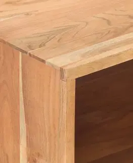 Konferenčné stolíky Konferenčný stolík 100x50x45 cm akáciové drevo Dekorhome