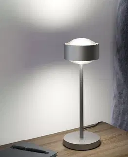 Stolové lampy Top Light Puk! 120 Eye Table LED, šošovka matná, chróm matná