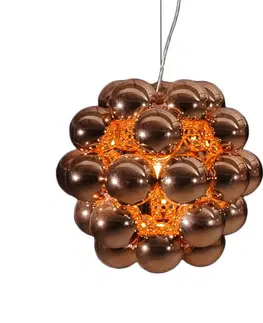 Závesné svietidlá Innermost Innermost Beads Penta – závesná lampa v medi