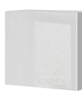 Kuchynské skrinky visiace Kuchynská skrinka Infinity V5-60-1K/5 Crystal White