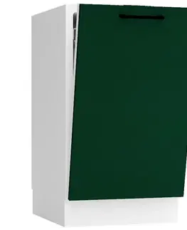 Dvierka a čelá zásuviek pre kuchynske skrinky Predná stena umývačky Max 45pz  zelená