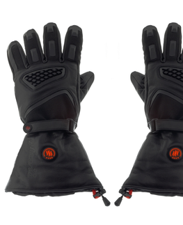 Zimné rukavice Vyhrievané lyžiarske a moto rukavice Glovii GS1 čierna - XL