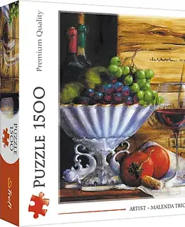 Hračky puzzle TREFL - Puzzle 1500 - Vo vinohrade