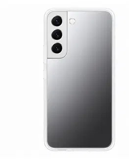 Puzdrá na mobilné telefóny Zadný kryt Frame Cover pre Samsung Galaxy S22, transparentná EF-MS901CTEGWW