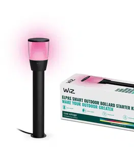 SmartHome osvetlenie príjazdovej cesty WiZ WiZ Elpas LED svietidlo čierna RGBW štart sada