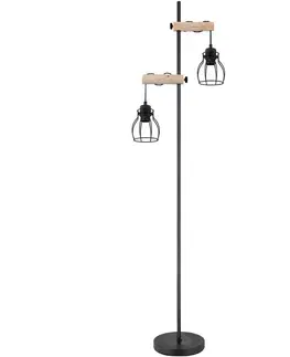 Stojacie lampy Stojacia Lampa Aaliyah, Bez 2x E27 Max. 40w