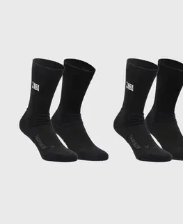 ponožky Unisex basketbalové ponožky NBA SO900 čierne 2 páry