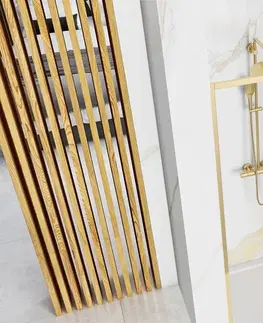 Sprchovacie kúty REA - Posuvné sprchové dvere Rapid Slide 150 zlatá REA-K5617