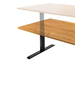 Písacie stoly LuxD Výškovo nastaviteľný písací stôl Jayden 160 cm imitácia dub