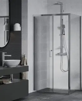 Sprchovacie kúty MEXEN/S - APIA sprchovací kút 90x80, transparent, chróm 840-090-080-01-00