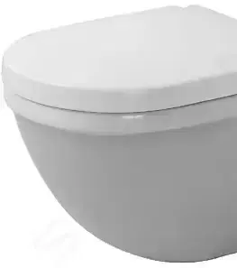 Záchody DURAVIT - Starck 3 Závesné WC, WonderGliss, biela 22270900001