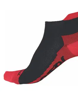 Pánske ponožky Ponožky SENSOR Coolmax Invisible červené - veľ. 9-11