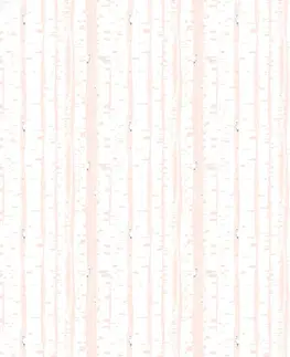 Samolepiace tapety Samolepiaca tapeta ružové brezové stromy