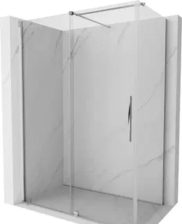 Sprchovacie kúty MEXEN/S - Velár sprchovací kút 160 x 80 cm, transparent, chróm 871-160-080-01-01