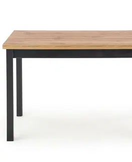 Stoly v podkrovnom štýle Stôl Cobalt 120x68 – Dub Wotan/Čierna