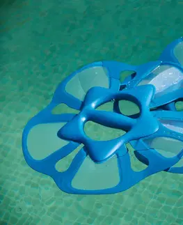 aqua fitness Činky do vody Pullpush Flower L na aquagymnastiku a aquafitness modré
